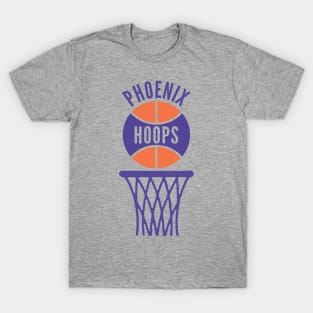 Retro Phoenix Hoops Logo T-Shirt